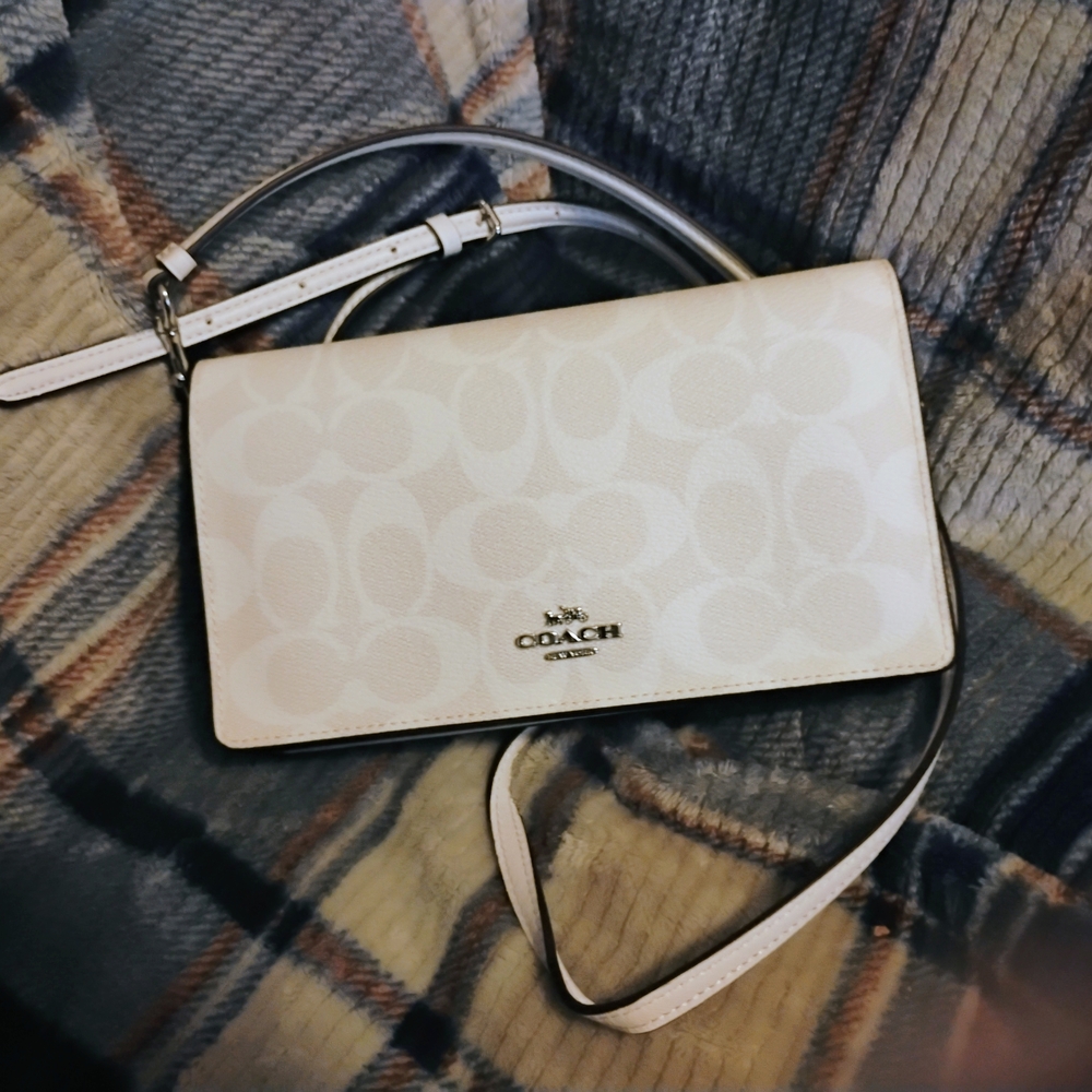 Coach Cream Crossbody Bag